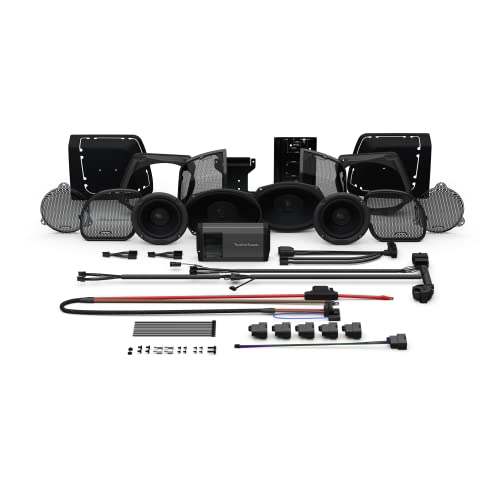 Rockford Fosgate HD14-STG3 Fairing Speakers, Saddlebag Speakers and 800-Watt Amplifier Kit for Select 2014+ Harley Davidson Road Glide & Street Glide Motorcycles Rockford Fosgate HD14-STG3 Fairing Speakers, Saddlebag Speakers and 800-Watt Amplifier Kit for Select 2014+ Harley Davidson Road Glide & Street Glide Motorcycles